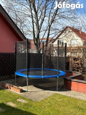 Eladó egy megkímélt Hornsport trambulin védőhálóval 305 cm