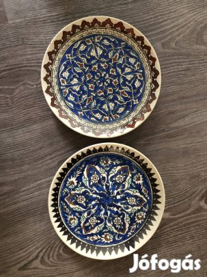 Eladó egy pár török kerámia falitányér