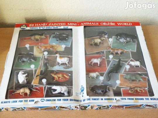 Eladó egy retro Hong Kongi minőségi állatfigura készlet!
