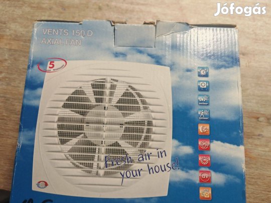 Eladó egy soha nem használt új állapotú Vents 150D Axial FAN Szellőzte