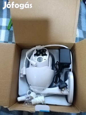 Eladó egy vadi új V380 Pro WIFI térfigyelő kamera, mozgásérzékelés,éj