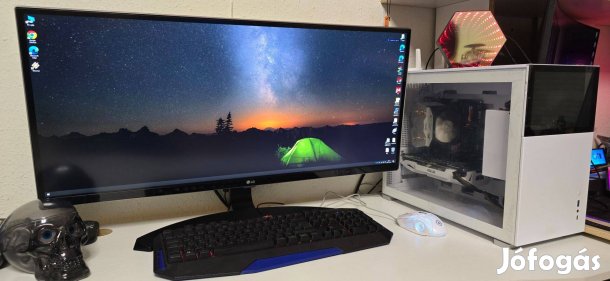 Eladó egyedi gamer gépem sok kieggel is akár