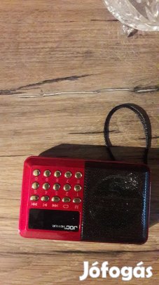Eladó elemes (tölthető) rádió Új, próbálva volt