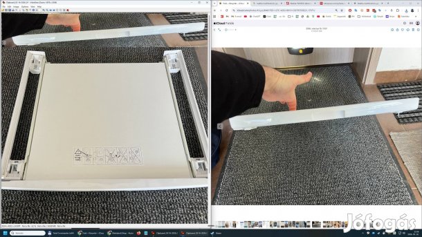 Eladó eredeti Bosch Wtz11400 Összeépítő keret kihúzható fiókkal mosógé