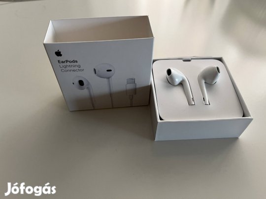 Eladó eredeti iphone Lightning csatlakozós vezetékes fülhallgató