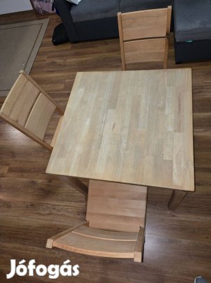 Eladó étkezőasztal székekkel