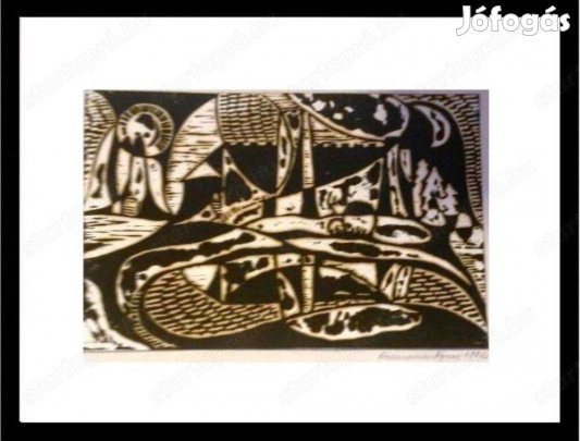 Eladó ez a pillanatnyi inspirációjú fekete- fehér kortárs alkotás