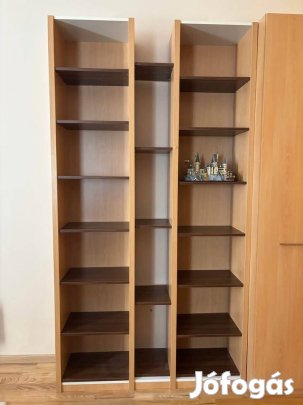 Eladó fa polcos szekrény kihasználatlanság miatt, szép állapotban. A