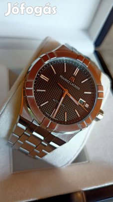 Eladó fekete számlapos automata Maurice Lacroix Aikon, full sett