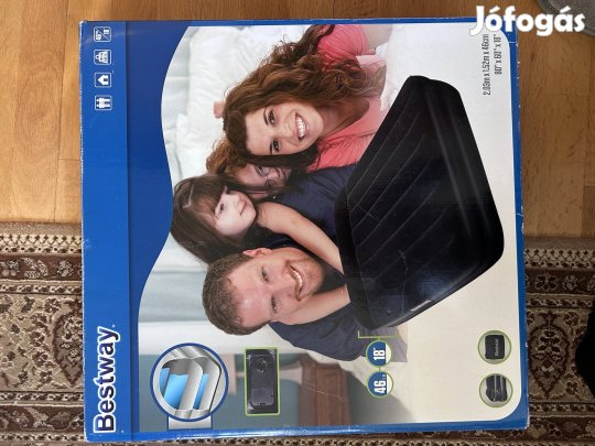 Eladó felfújható 2személyes ágy, beépített pumpával Miskolc vagy futár