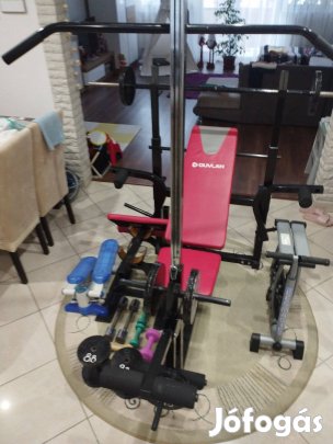 Eladó fitneszgép súlyokkal