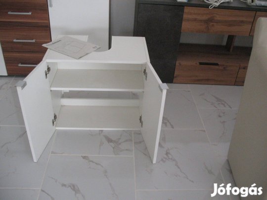 Eladó fürdőszobai kézmosóalá való kisszekrény