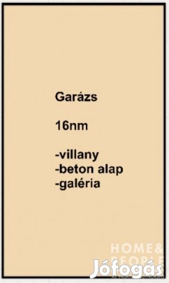 Eladó garázs Szeged-Tarjánban!