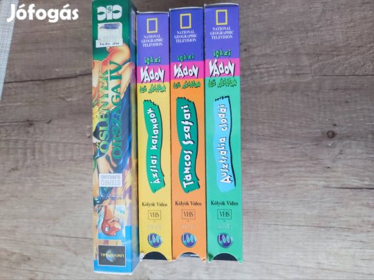Eladó gyári VHS videó kazetták