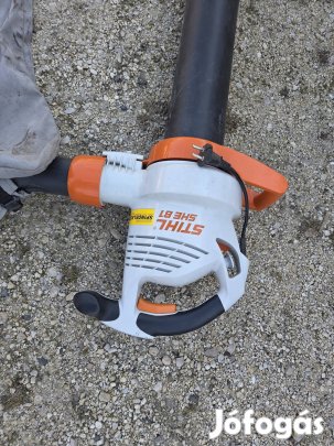 Eladó gyári állapotú stihl She 81 tipusú lombszívó!