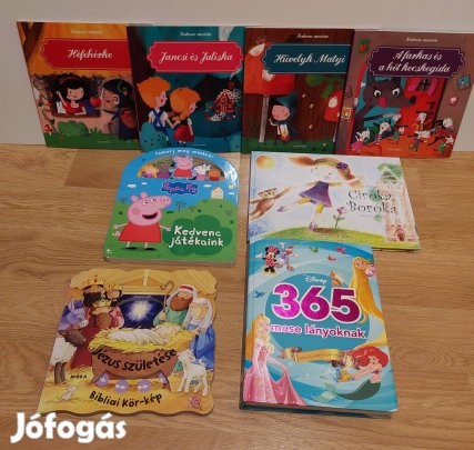 Eladó gyerek könyvek, mesekönyvek egyben