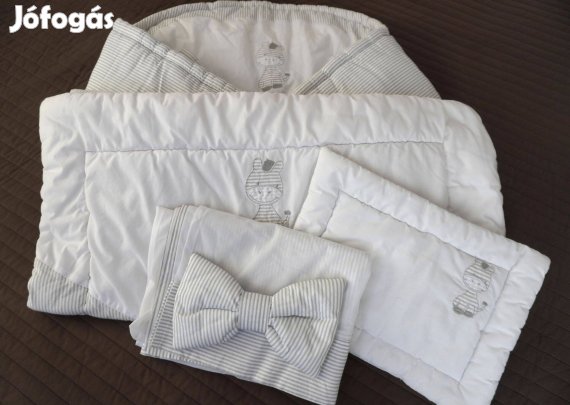 Eladó gyermek ágynemű 4 részes hímzett - Zebra mintás