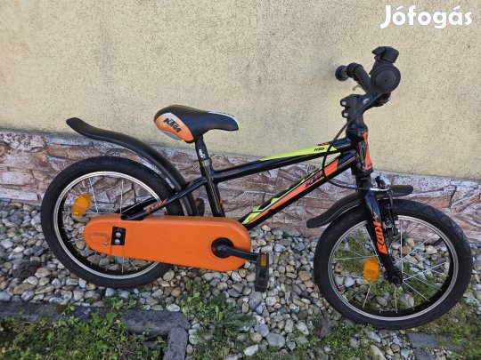 Eladó gyönyörű Ktm 16 os gyerek kerékpár! 