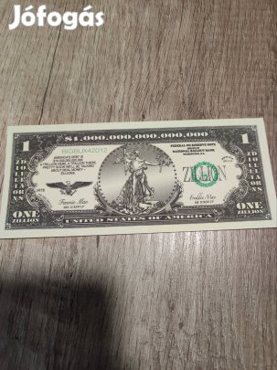 Eladó gyüjtői funy papír pénz.