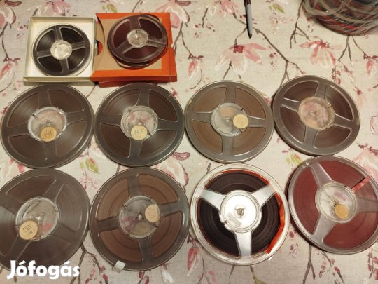 Eladó hangszalagok 60s 70s évekből. Agfa. bASF Scotch Milphon Orwo