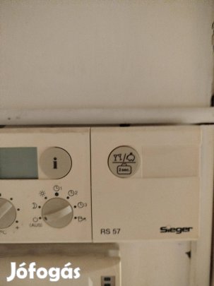 Eladó használt Sieger olajkazán és digitális termosztátt