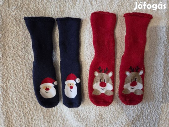 Eladó használt karácsonyi baba zoknik