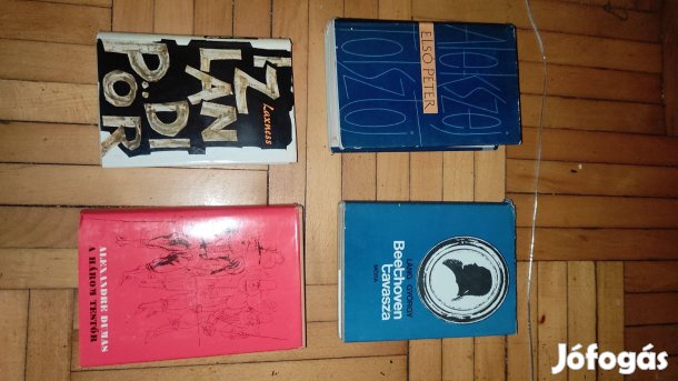 Eladó használt könyvek 4 db egyben