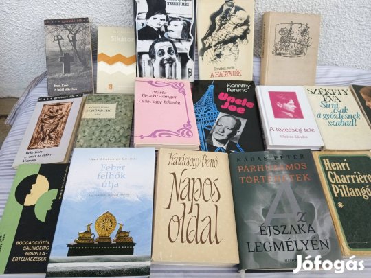 Eladó használt könyvek vegyesen