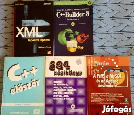 Eladó informatikai szakkönyvek