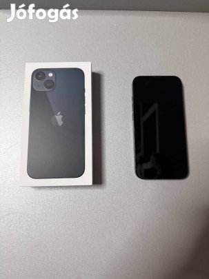 Eladó iphone 13 Midnight, 128 GB, kártyafüggetlen