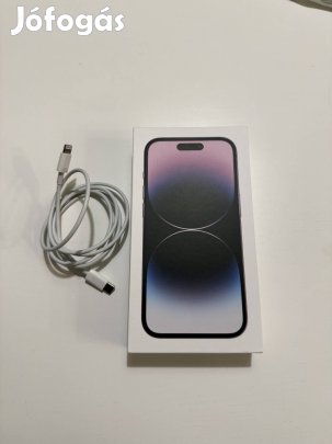 Eladó iphone 14 pro 256gb, deep purple színben