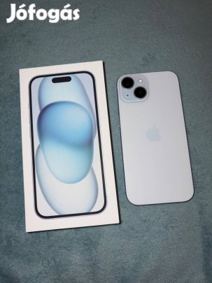 Eladó iphone 15 Kék 128 GB