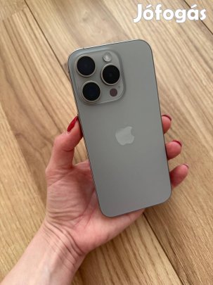 Eladó iphone 15 Pro 128 GB Titanszürke