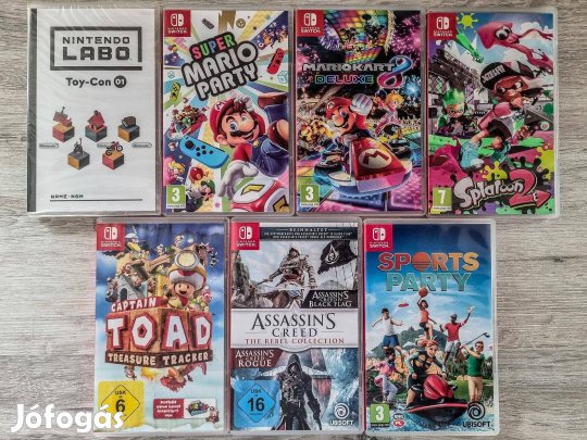 Eladó játékok Nintendo Switch, Switch Lite konzolokhoz!