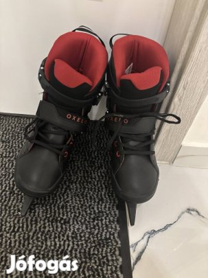 Eladó jégkorcsolya oxelo decathlon 38-as méretben