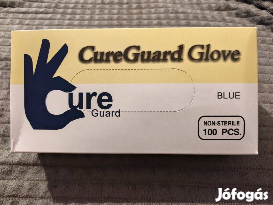 Eladó kék M gumikesztyű
