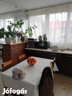 Eladó kertkapcsolatos, garázsos téglalakás Nyíregyháza Kertvárosban!