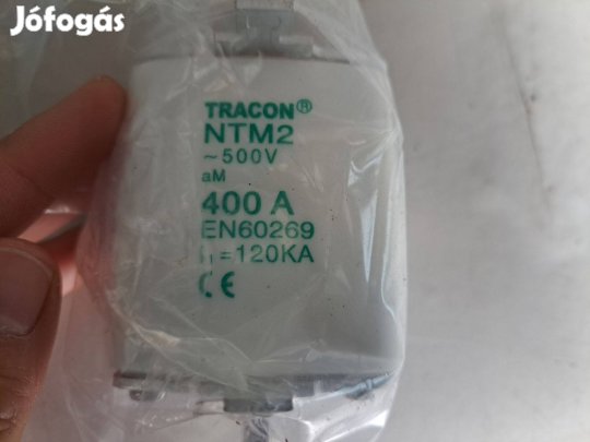 Eladó késes biztosítékok Tracon 400A NTM2 biztosító NT2 új
