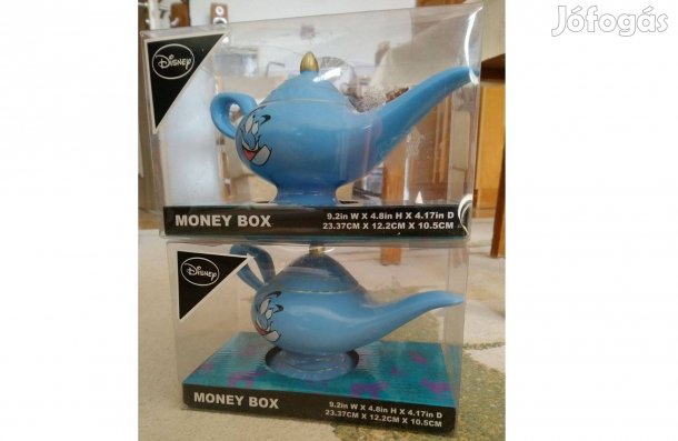 Eladó két darab új kék Disney Alladin lámpa kerámia persely