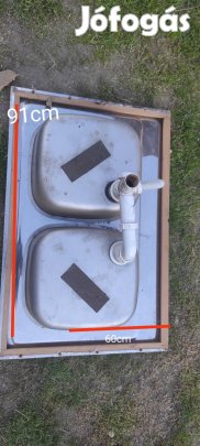 Eladó két tálcás mosogató!