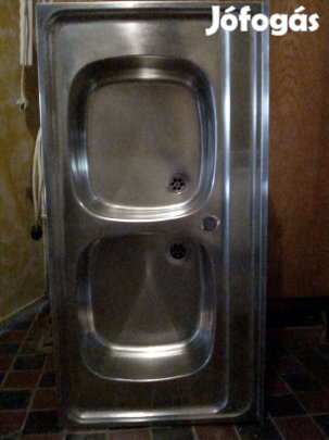 Eladó kétmedencés mosogatótálca