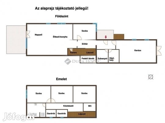 Eladó kétszintes ikerfél Veresegyházon