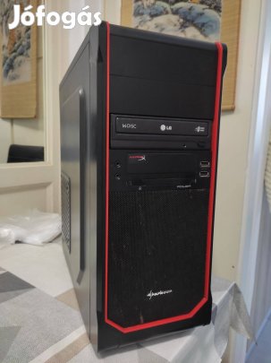 Eladó kezdő gamer PC (i5-4590 3,3 GHz, 256 GB SSD, 8 GB RAM)