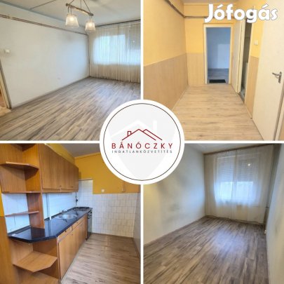 Eladó kifizetett, panelprogramos, világos, 2 szobás lakás az Újvárosi