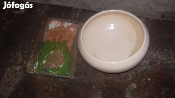 Eladó kis agyag kép