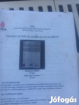 Eladó kis konvektor 