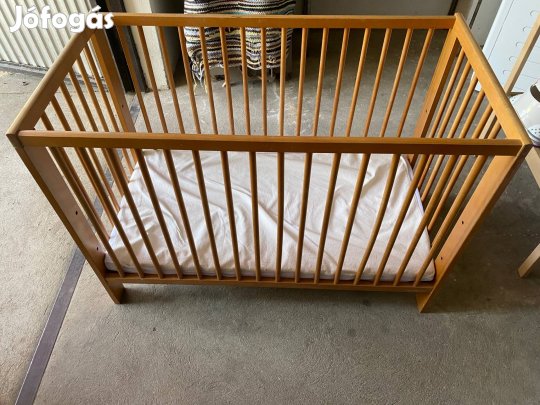 Eladó kiságy+kókuszmatrac+ ajándék pelenkázó