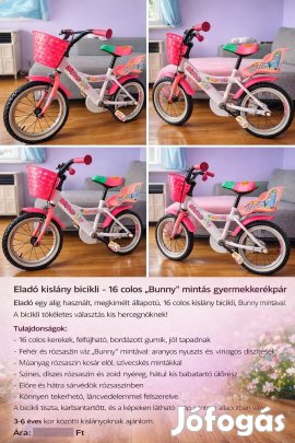 Eladó kislány bicikli 