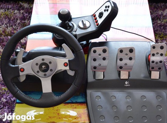 Eladó kiváló Logitech G25 kormány + Posta! PC PS3