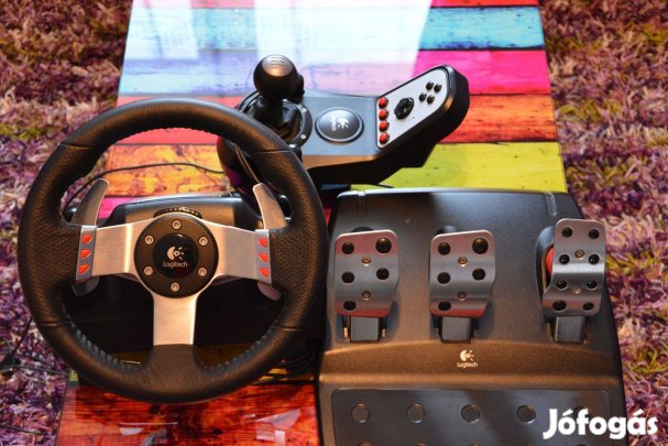 Eladó kiváló Logitech G27 kormány + Posta! PC PS3